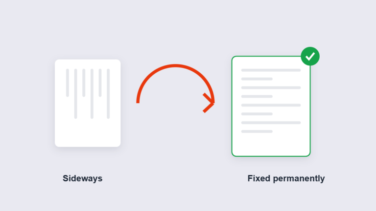 How to Rotate PDF Pages and Save Them Permanently (2026)